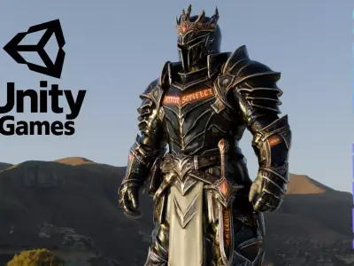 STEEL FURY WARRIOR Low-poly 3D model