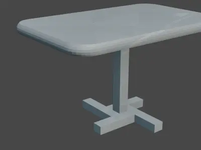 Coffee table Free low-poly 3D model