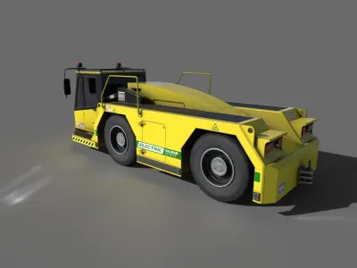 Kalmar Motor FB250 Electric Airport Aircraft tug 3D model