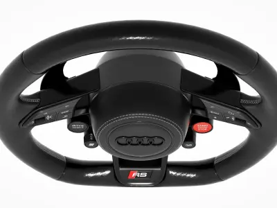 audi R8 Steering wheel 3D model