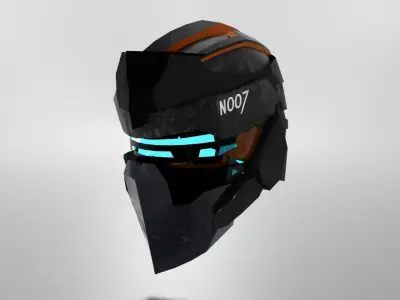 The Space helmet  Free 3D model