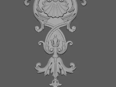 dekor ornate corbel 3D model