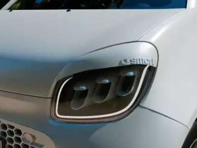 Smart Car fortwo  forfour Headlight Eyebrows with logos 3D print model