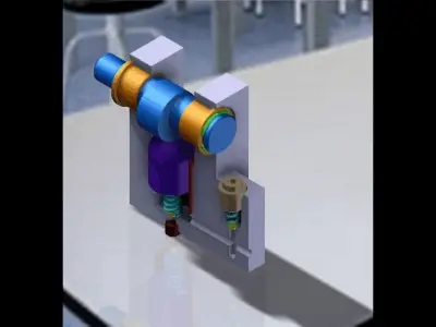 Pump design Free 3D model
