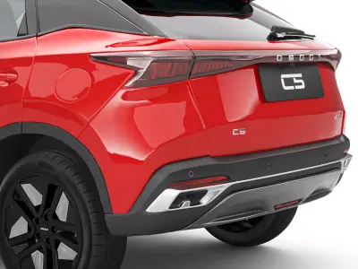 2026 Chery Omoda 5 with Interior Left Hand Drive 3D model