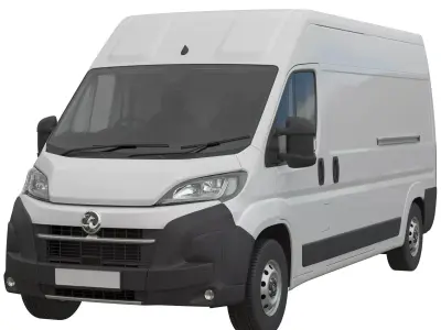 2024 Vauxhall Movano  L3H2 Detailed interior 3D model