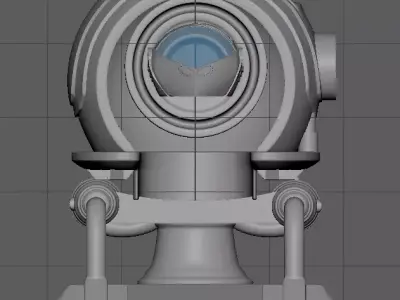 Timemachine Low-poly 3D model