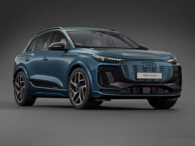 2025 Audi Q6 e-tron quattro 3D model