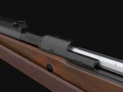 ww mauser karbiner 98  Free 3D model