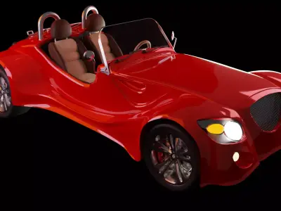Stylized Sport Roadster Car Kaipan 16  3D model