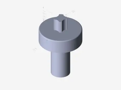 FSW fluted straight circular tool Free 3D model