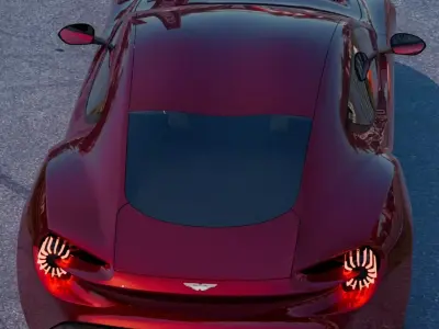 Aston Martin Vanquish Zagato 3D model purchase