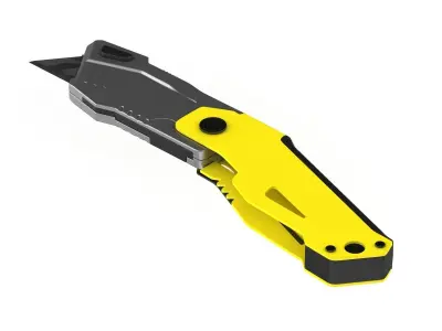 Folding Retract Knife 3D model