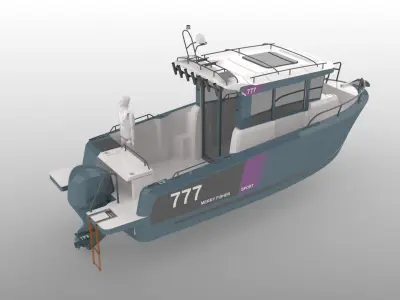 Merry Fisher 3D model