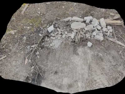 SCANS Ukraine  Floor  Vol 1 Low-poly 3D model