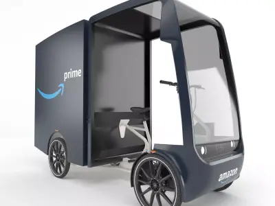 Amazon delivery bike 3D model