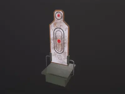 Target 3D Model Low-poly 3D model
