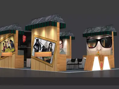 Exhibition - Area - 6X9-3DMAX2012-03 3D model