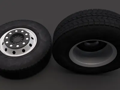 Off-Road Wheel 03 3D model