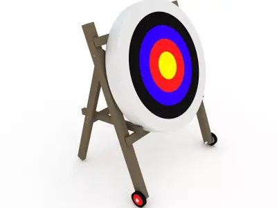 Archery Target 3D model purchase