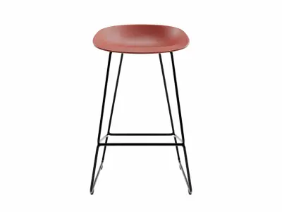 about a stool AAS38 76cm by HAY 3D model