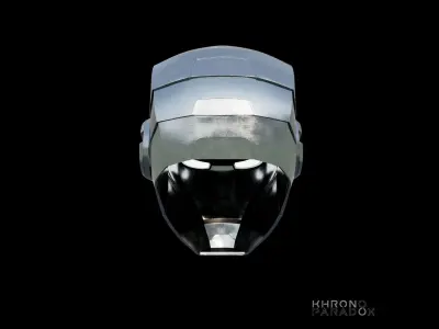 Mk 2 helmet Low-poly 3D model