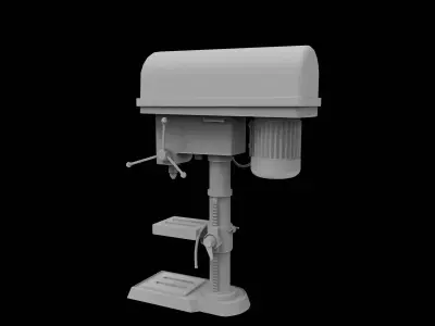 Drill Machine 3D model get