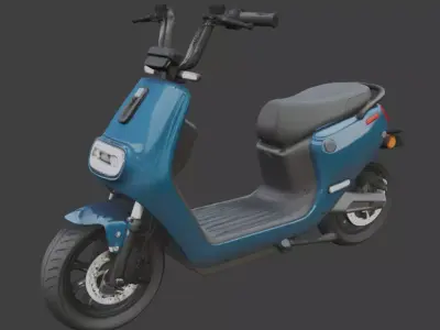 Stylized Electric Scooter 3D Model 3D model shop