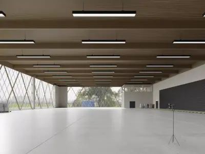 Hangar interior  3D model