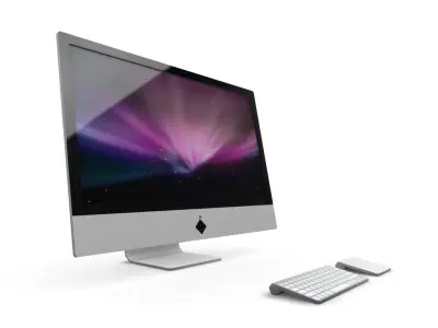 Desktop PC SHC Quick Office LM Low-poly 3D model