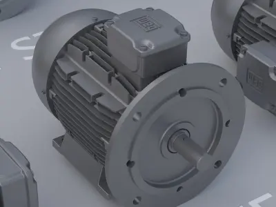 WEG motor model 3D model