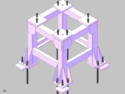 26398-Base for robot NACHI-NC510-Hight 800 3D model