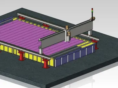 Cnc Drill Free 3D model