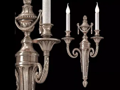 Metropolitan wall lamp N1789 3D model