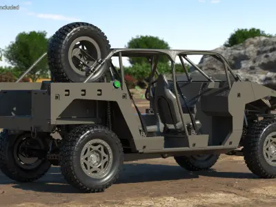Ultra Light Combat Vehicle 3D model