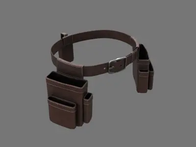 Tool Belt Game Ready Low-poly 3D model