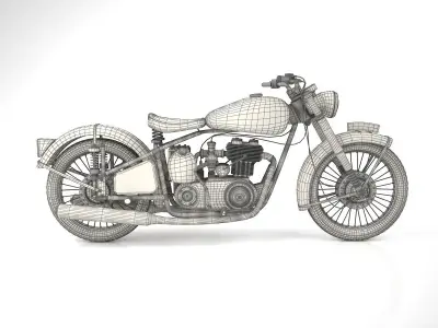 BSA Motorbike 3D model