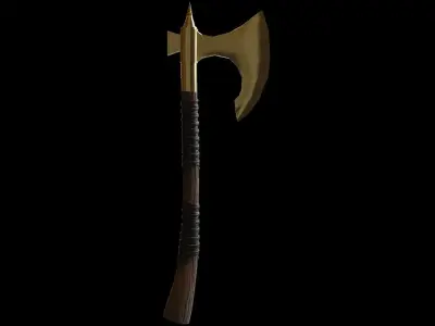 Axe Viking Axe Warrior Axe Medieval Knight Axe War Axe 3D Model 3D model