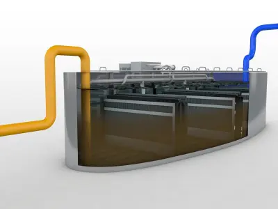 Waste Water System 3D model
