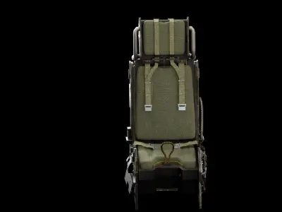 Pilot Ejection Seat 3D model