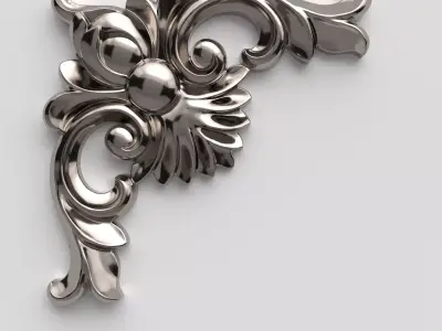 Free CNC model 1 Sculpted Ornament Free 3D print model