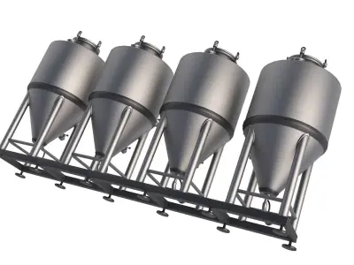 Brewery Fermentation Tank 3D model buy