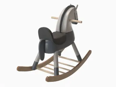 Rocking Ride-On Low-poly 3D model purchase