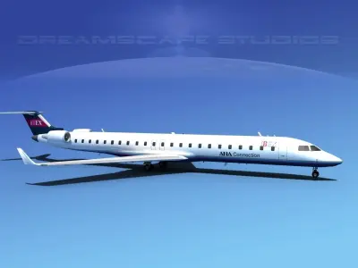 Bombardier CRJ900 Ibex 3D model
