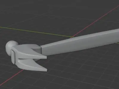 Old hammer Free 3D model purchase