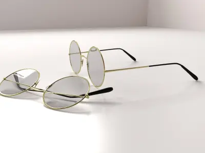 Classic Eyeglasses 3D model