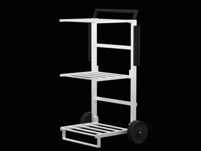 Airport Cart  Low-poly 3D model