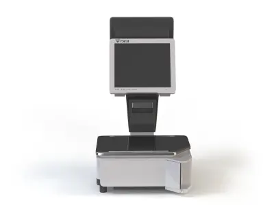 Electronic Market Scale 3D model