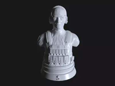 Sniper Soldier 3D print model
