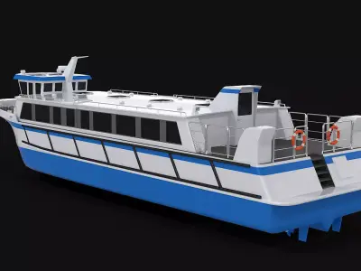 Water Taxi 3D model